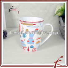 2015 Artículo de la casa Taza de cerámica durable de la taza de café de la porcelana